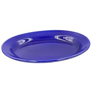 Metlox Poppytrail "Early California" Pottery 200 Series Cobalt Serving Platter